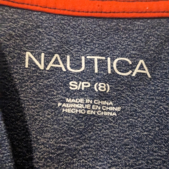 Nautica boys' short sleeve V-neck T-shirt Size S (8) - Picture 4 of 4
